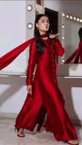Elegant Red 3-Piece Suit