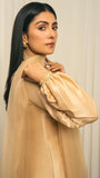 Elegant Beige Embroidered 3-Piece Suit