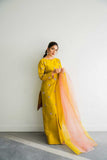 Mustard Yellow Stone-Work 3-Piece Suit
