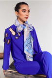 Royal Blue Embellished Co-Ord Set