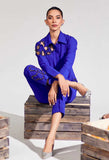 Royal Blue Embellished Co-Ord Set