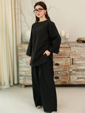 Noir Luxe – Elegant Black Co-Ord Set
