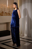Luxe Velvet Buttoned Co-Ord Set