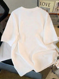 Scarlet Hearts Sequined White Top