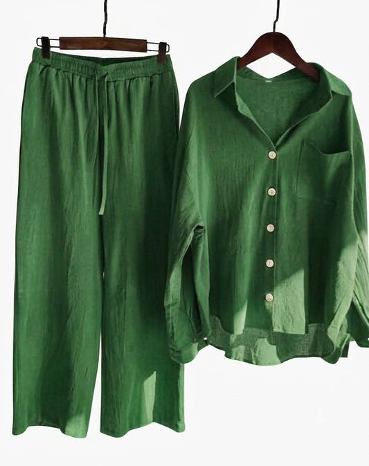 Casual Linen Co-Ord Set