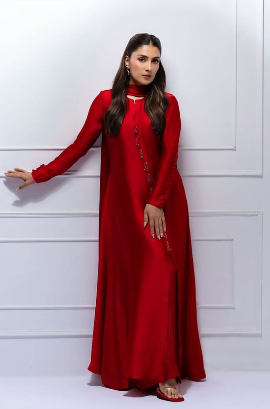 Elegant Red 3-Piece Suit