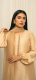 Elegant Beige Embroidered 3-Piece Suit