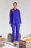 Royal Blue Embellished Co-Ord Set