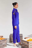Royal Blue Embellished Co-Ord Set