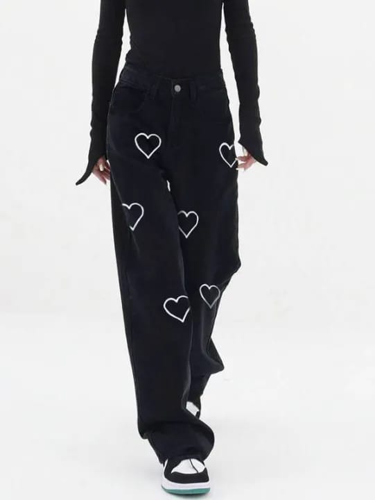 Heartline Wide-Leg Pants