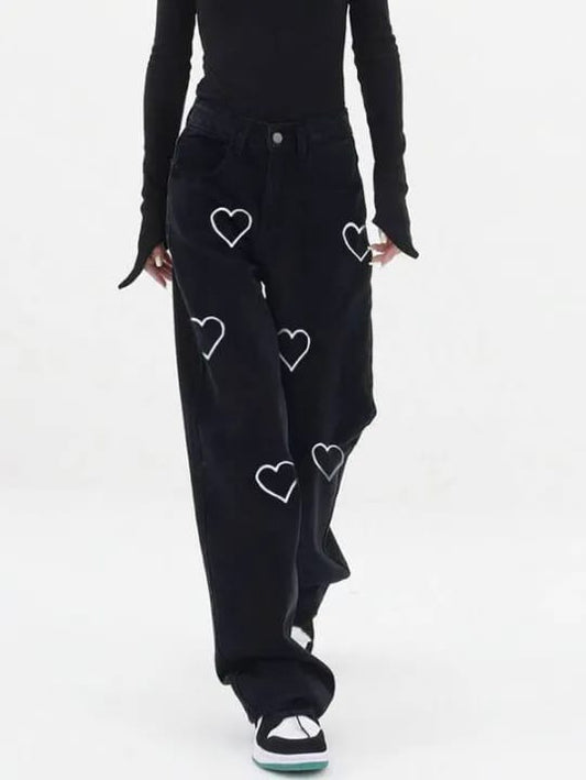 Heartline Wide-Leg Pants