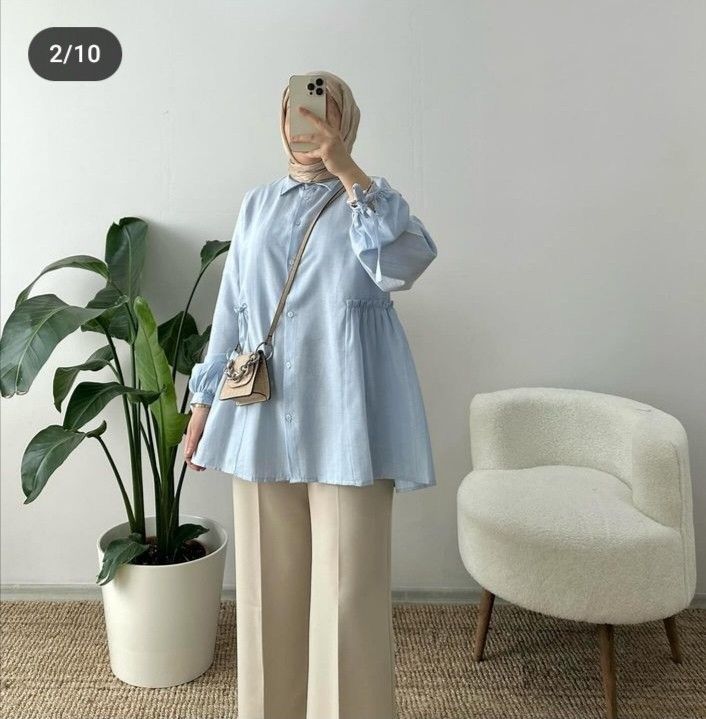 Women's  Peplum Tunic Shirt