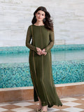 Olive Dream Long Shirt & Dupatta Set